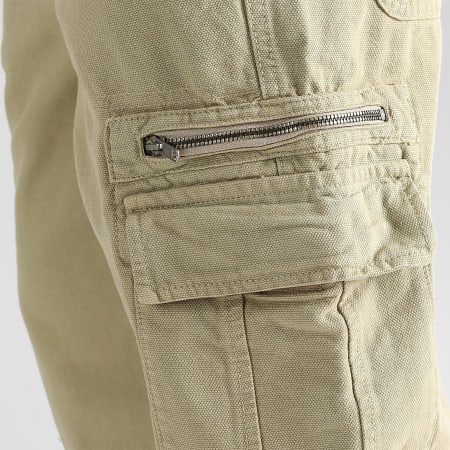 LBO - Katoen Canvas Cargo Broek 0514 Beige