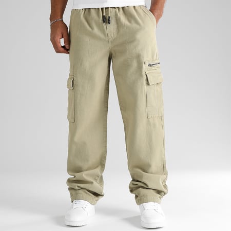 LBO - Katoen Canvas Cargo Broek 0514 Beige