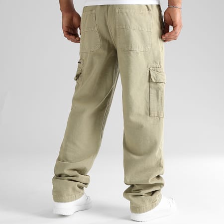 LBO - Pantalones cargo de lona de algodón 0514 Beige