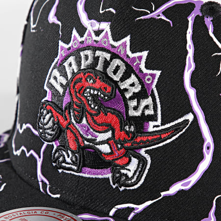 Mitchell and Ness - Temporada de tormentas Toronto Raptors NBA Snapback Cap HHSS6733 Negro