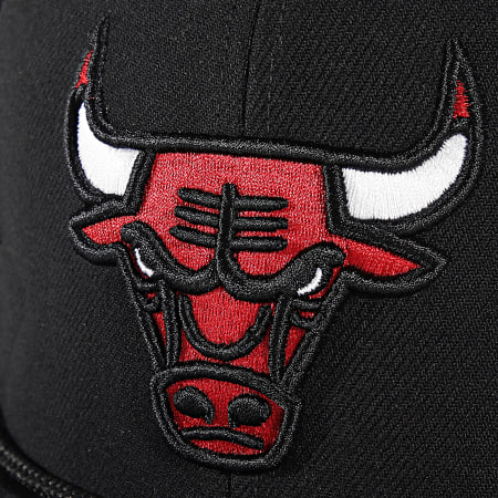 Mitchell and Ness - Cappello di ricarica Chicago Bulls Trucker NBA HHSS7016 Nero