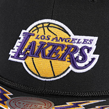 Mitchell and Ness - Los Angeles Lakers Trucker NBA Gorra de repuesto Negro