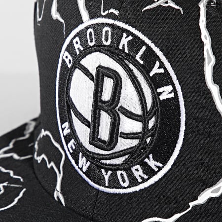 Mitchell and Ness - NBA Temporada de Tormentas Brooklyn Nets Snapback Cap HHSS7295 Negro