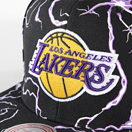 Mitchell and Ness - NBA Storm Season Los Angeles Lakers Snapback Cap HHSS7295 Nero