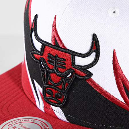 Mitchell and Ness - Waverunner Chicago Bulls NBA Snapback Cap HHSS7003 Blanco Rojo