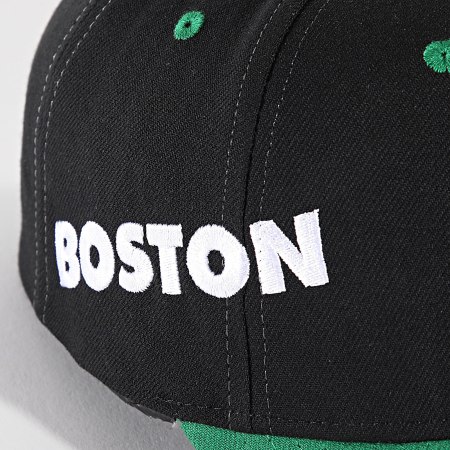 Mitchell and Ness - NBA Gorra Overbite Pro Boston Celtics HHSS7310 Negro Verde