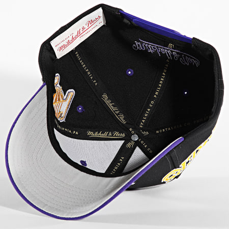 Mitchell and Ness - Cappello NBA Overbite Pro Los Angeles Lakers HHSS7310 Nero Viola