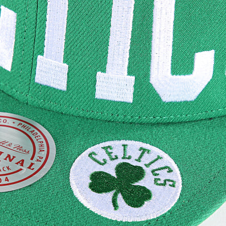 Mitchell and Ness - NBA Big Text 1 Boston Celtics Gorra Snapback HHSS7318 Verde