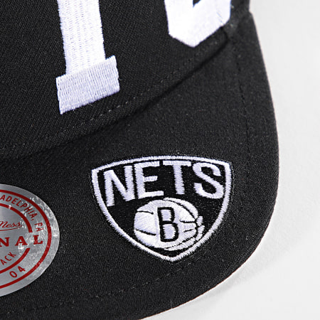 Mitchell and Ness - Casquette Snapback NBA Big Text 1 Brooklyn Nets HHSS7318 Noir