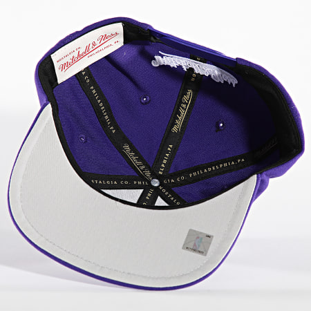 Mitchell and Ness - Casquette Snapback NBA Big Text 1 Los Angeles Lakers HHSS7318 Violet
