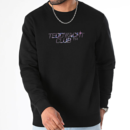 Teddy Yacht Club - Retro Futur Sudadera de cuello redondo Negro