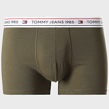 Tommy Jeans - Lot De 3 Boxers Trunk 3160 Noir Beige Vert Kaki