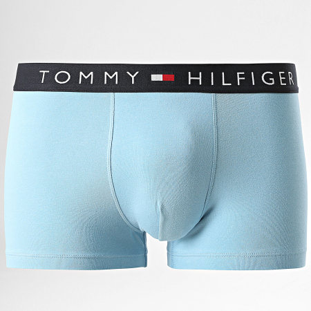 Tommy Hilfiger - Lot De 3 Boxers Trunk 3180 Bleu Marine Bleu Clair Rose