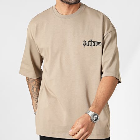 2Y Premium - Camiseta Oversize Grande Beige