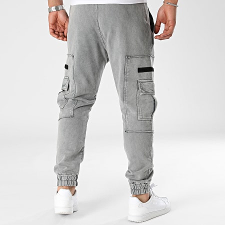 2Y Premium - Pantaloni cargo grigi