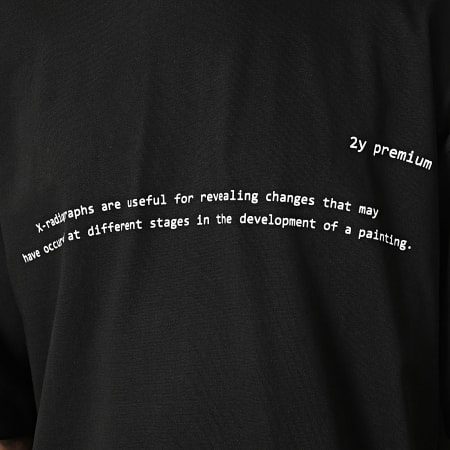 2Y Premium - Maglietta nera oversize