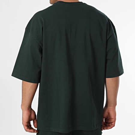 2Y Premium - Ensemble Tee Shirt Oversize Et Short Jogging Vert Foncé