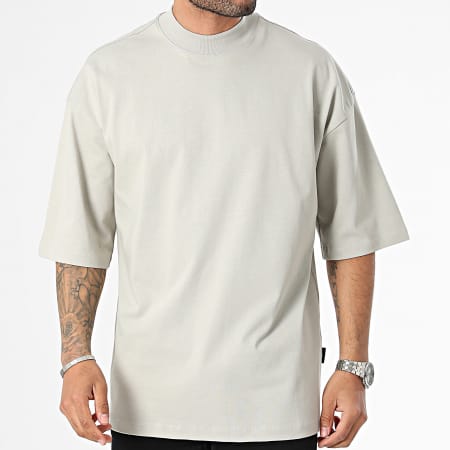 2Y Premium - Camiseta oversize gris claro