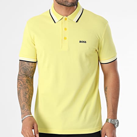 BOSS - Polo Manches Courtes Paddy 50469055 Jaune