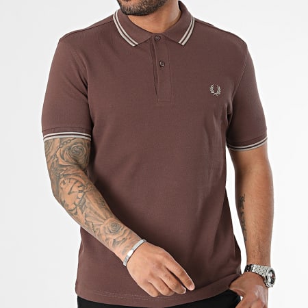 Fred Perry - Polo Manches Courtes MM3600 Marron