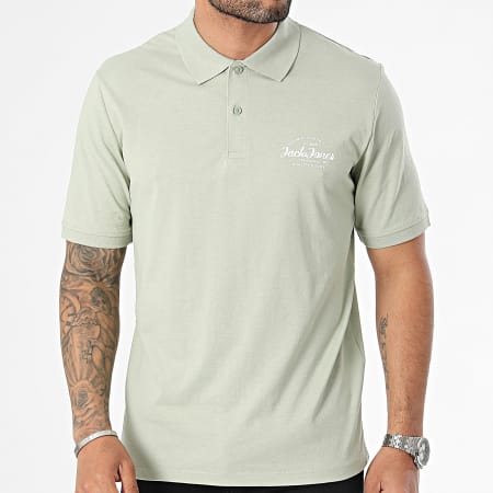 Jack And Jones - Polo Manches Courtes Forest Vert