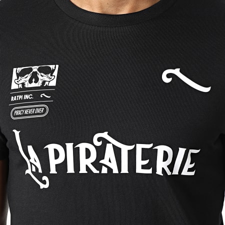 La Piraterie - Camiseta La Piraterie FC Negro Blanco