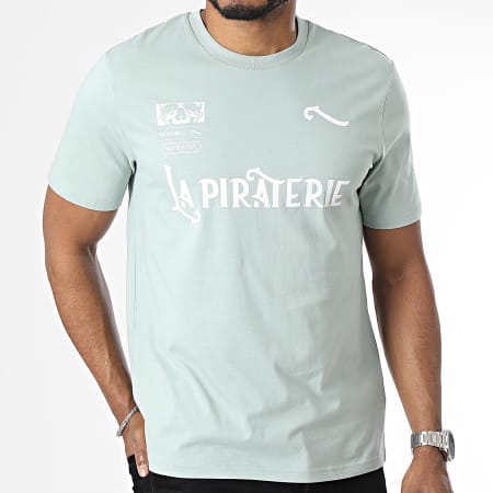 La Piraterie - Tee Shirt Oversize La Piraterie FC Vert Blanc