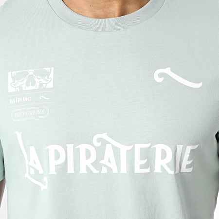 La Piraterie - Maglietta oversize La Piraterie FC Verde Bianco