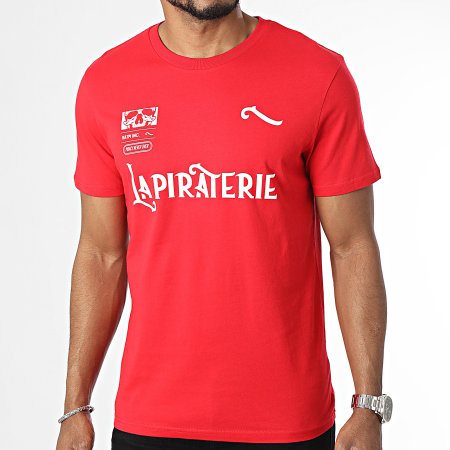 La Piraterie - Tee Shirt La Piraterie FC Rouge Blanc