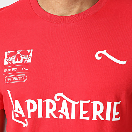 La Piraterie - Tee Shirt La Piraterie FC Rouge Blanc