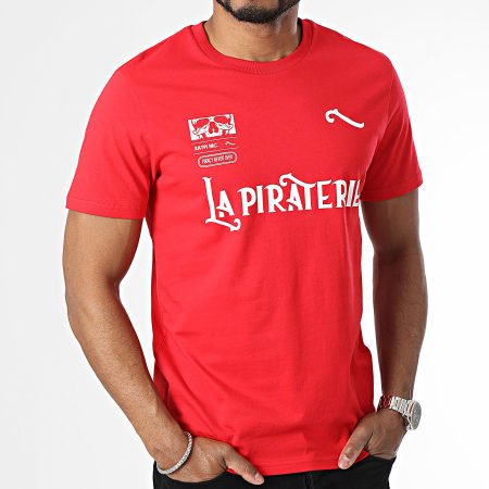 La Piraterie - Camiseta La Piraterie FC Rojo Blanco