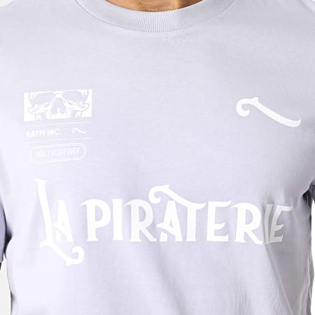 La Piraterie - Tee Shirt Oversize La Piraterie FC Lavande Blanc