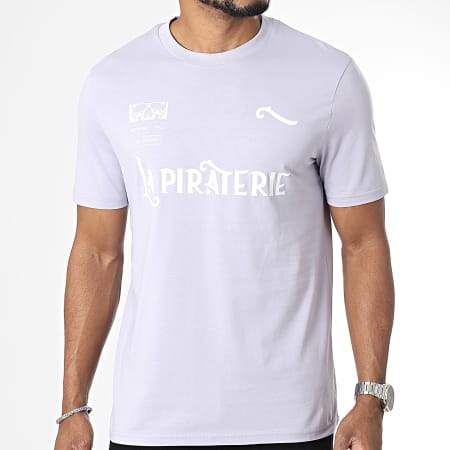 La Piraterie - Tee Shirt Oversize La Piraterie FC Lavande Blanc