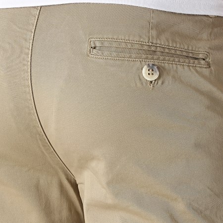Mackten - Pantalones cortos chinos verde caqui claro