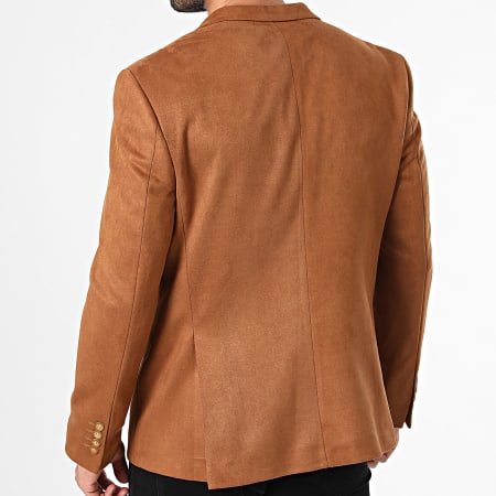 Mackten - Giacca blazer slim fit color cammello