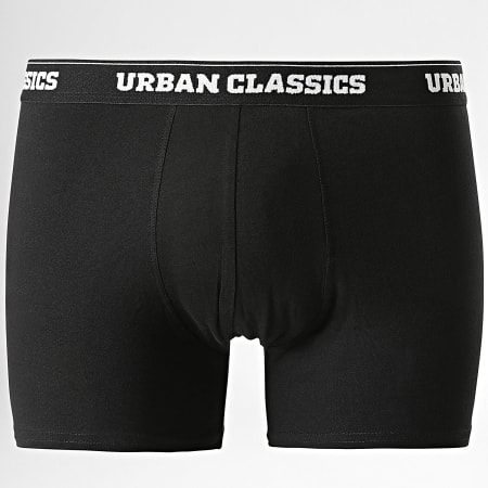 Urban Classics - Lot De 3 Boxers PP1277 Noir Blanc Gris Chiné