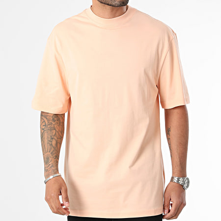 Urban Classics - Camiseta de cola oversize TB006 Naranja claro