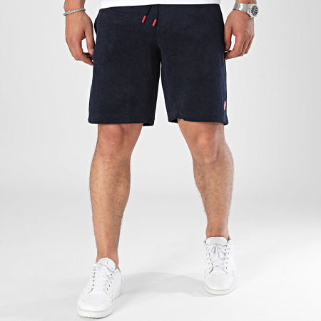 American People - Pantalones cortos de jogging azul marino