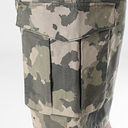 Redefined Rebel - Cargo Shorts 236010 Caqui Verde Camuflaje