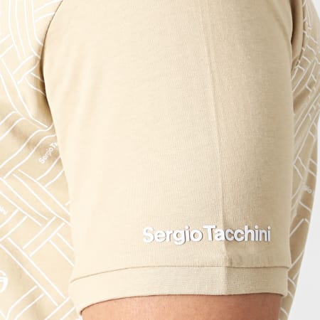 Sergio Tacchini - Labirinto Camiseta 40468 Beige