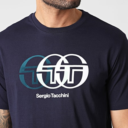 Sergio Tacchini - Camiseta Triade 40518 Azul Marino