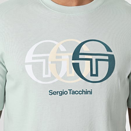 Sergio Tacchini - Tee Shirt Triade 40518 Vert Clair