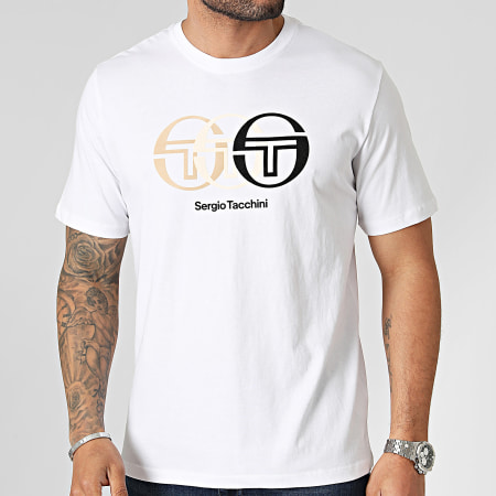 Sergio Tacchini - Camiseta Triade 40518 Blanca