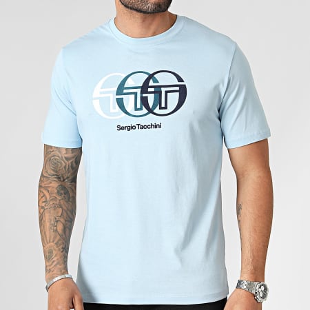 Sergio Tacchini - Triade Tee Shirt 40518 Blu chiaro