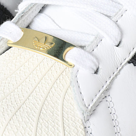 Adidas Originals - Zapatillas Mujer Superstar IF3637 Calzado Blanco Core Negro Oro Metálico