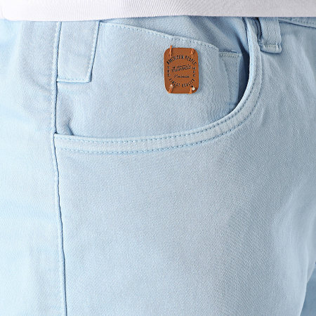 American People - Pantalones cortos Belive Chino Azul claro