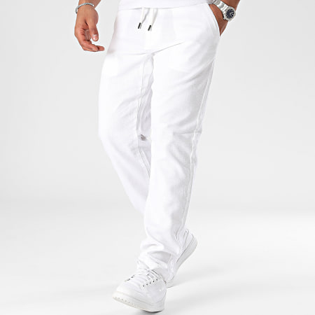 Indicode Jeans - Pantalon Habillé Clio 60-301 Blanc