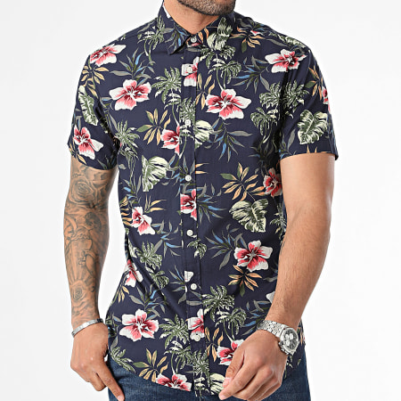 Jack And Jones - Camicia a maniche corte Chill Navy Multi Floral