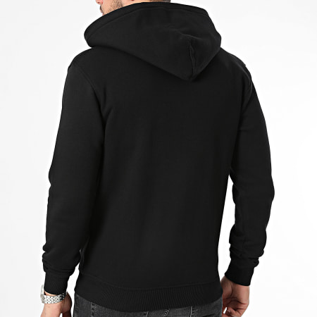 La Piraterie - Red Moon Hooded Zip Sweat Top Zwart