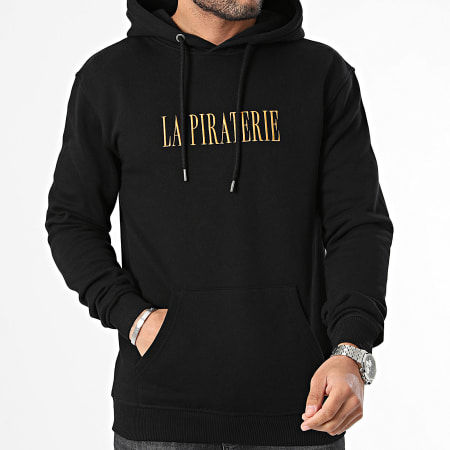 La Piraterie - Scarface Gold Hoodie Zwart